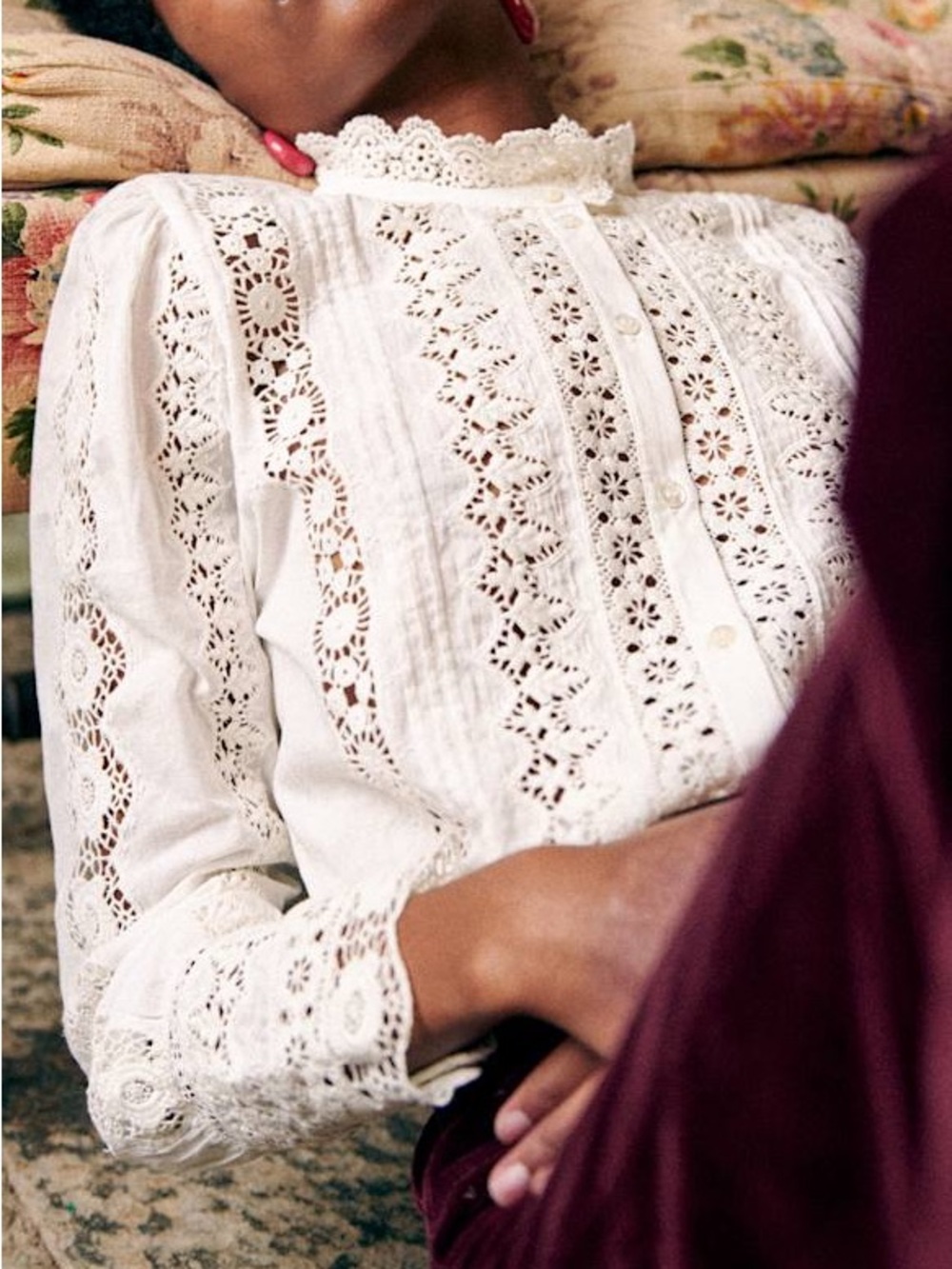 Chemise Rym (ecru) - Picture 2 of 4